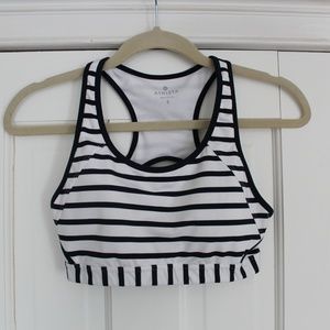 Athleta Double Dare Hyper Stripe Bra